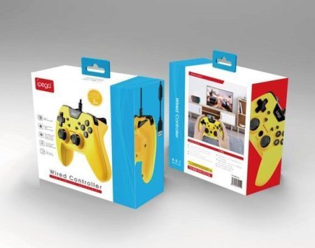 Геймпад проводной iPega Желтый (PG-SW012A) (Switch/PC/Android/PS3)
