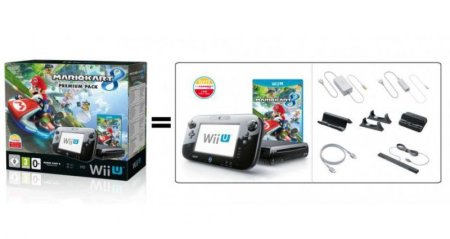   Nintendo Wii U 32 GB Premium Pack +  Mario Kart 8 (Wii U) Nintendo Wii U