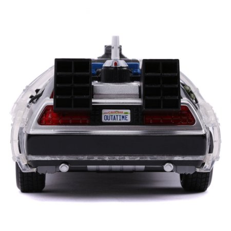 Модель машинки Jada Toys Hollywood Rides: Машина Времени (Time Machine) Назад в Будущее 2 (Back to the Future 2) (31468) 1:24 