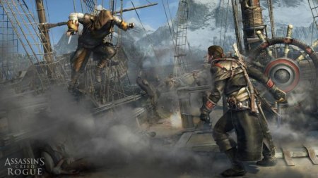 Купить игру Assassin's Creed 4 (IV): Черный флаг (Black Flag) + Assassin's Creed: Изгой (Rogue) Русская Версия (PS3) USED Б/У для Sony Playstation 3