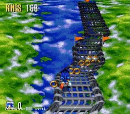 Соник 3Д Бласт (Sonic 3D Blast) Русская Версия (16 bit) 