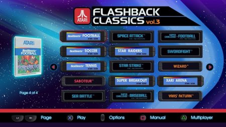 Игра Atari Flashback Classics Vol. 3 (PS4) Playstation 4