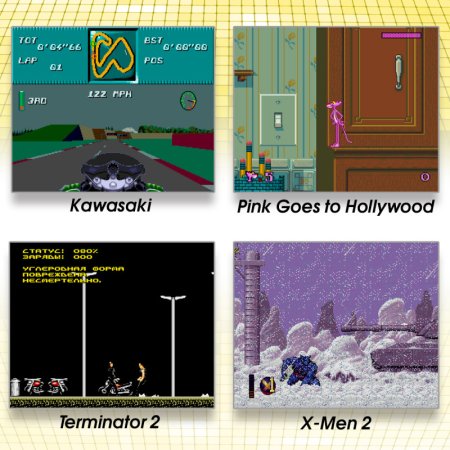 Сборник игр 89 в 1 (16B22 Arcade) Русская Версия (16 bit) (no box) 