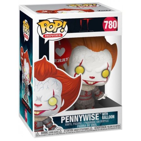 Фигурка Funko POP! Vinyl: Пеннивайз с шариком (Pennywise with Balloon) ОНО Часть 2 (IT Chapter 2) (40630) 9,5 см