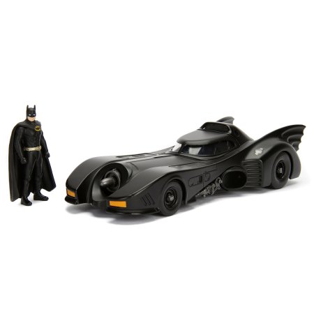 Модель машинки с фигуркой Jada Toys Hollywood Rides: Бэтмобиль 1989 (Batmobile 1989) 1:24 + Фигурка Бэтмен (Batman) 7 см (98224 (98260)) 