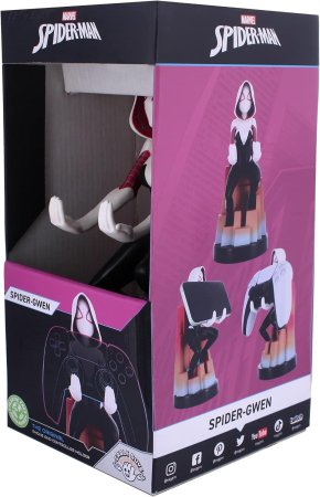 Фигурка подставка для геймпада/телефона Cable Guys: Паук-Гвен (Spider-Gwen) Марвел Человек-паук (Marvel Spider-Man) (895364)