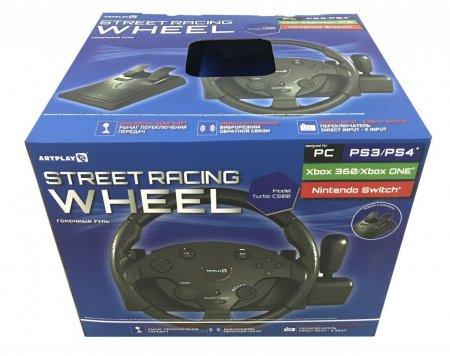    Artplays Street Racing Wheel Turbo C900 (PC/PS3/PS4/Xbox 360/Xbox One)  PS4