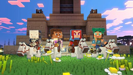игра Minecraft Legends Deluxe Edition Русская Версия (Switch) USED Б/У для Nintendo Switch