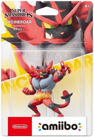 Amiibo: Интерактивная фигурка Инсинероар (Incineroar) (Super Smash Bros.)
