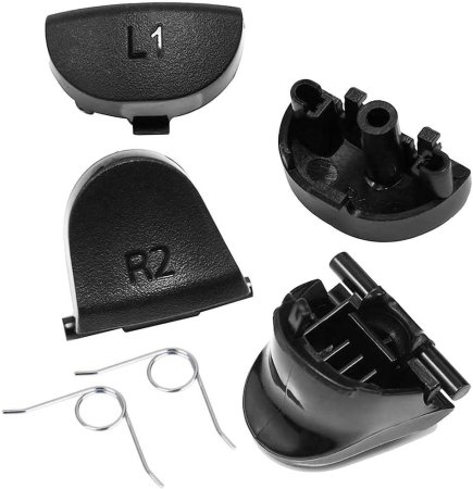  Комплект кнопок L1 L2 R1 R2 + 2 пружины для Dualshock 4 v2 (PS4) 