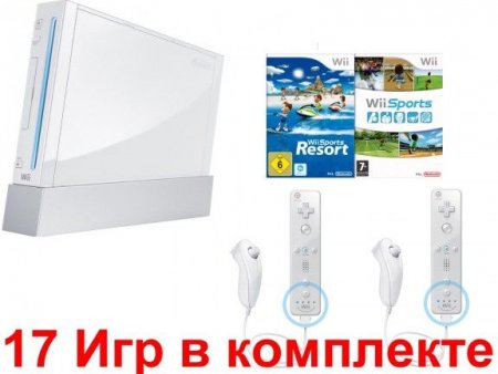     Nintendo Wii Sports Pack Rus + Wii Sports + Wii Sports Resort (17 ) +    2  (2 Wii Remote + 2 Wii Moti Nintendo Wii