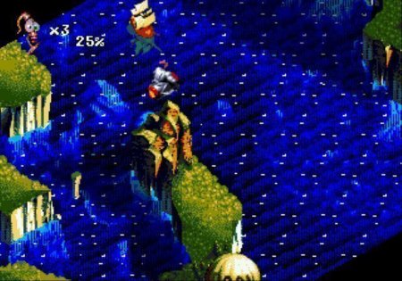 Червяк Джим 2 (Earthworm Jim 2) Русская Версия (16 bit) 