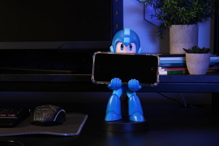  Фигурка подставка для геймпада/телефона Cable Guys: Мегамен (Mega Man) (894046) 20 см 