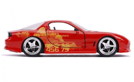  Машинка Jada Toys: 1993 Мазда РХ-7 (1993 Mazda RX-7) Форсаж (The Fast and the Furious) (31442) 12 см