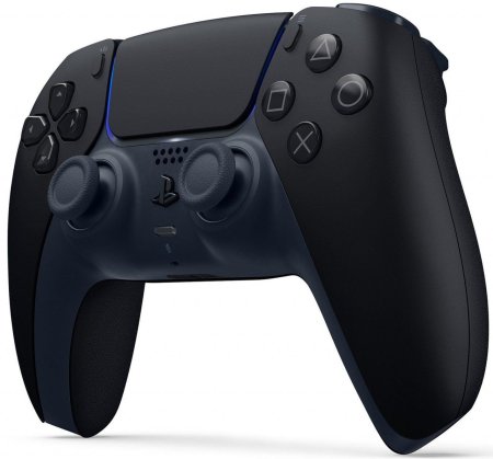 Геймпад беспроводной без микрофона DualSense Wireless Controller Midnight Black (Чёрная полночь) (PS5)
