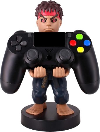  Фигурка подставка для геймпада/телефона Cable Guys: Злой Рю (Evil Ryu) Стрит Файтер (Street Fighter) 20 см 