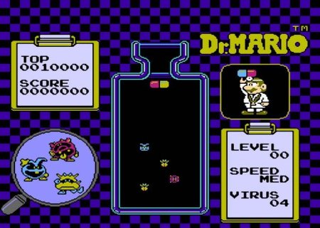 Доктор Марио (DR. Mario) (8 bit) для Денди 