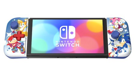 Набор из 2-х контроллеров Joy-Con Split Pad Compact Hori (NSW-465U) (Sonic) Соник (Switch)
