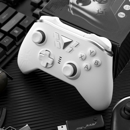 Геймпад беспроводной Controller Wireless M-1 Белый (White) (Xbox One/Series X/S/PS3/PC) 