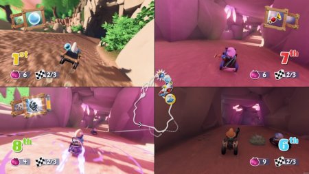 игра The Smurfs (Смурфики): Операция «Злолист» (Mission Vileaf) + The Smurfs (Смурфики): Карт (Kart) 2 in 1 Game Collection Русская Версия (Switch) для Nintendo Switch