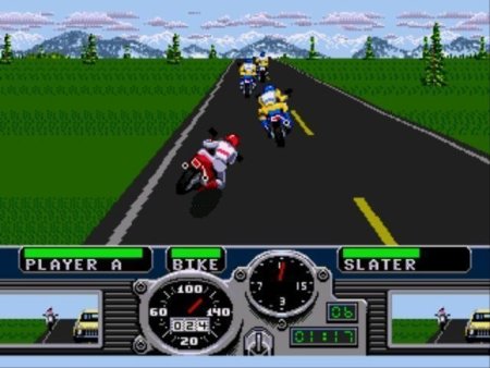Гонки На Спортбайках (Road Rash) Русская Версия (16 bit) 