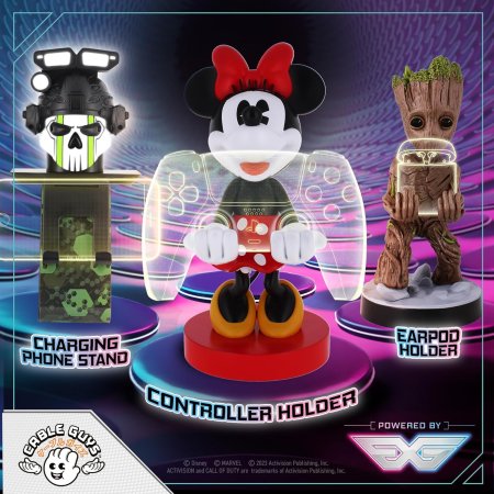 Фигурка подставка для геймпада/телефона Cable Guys: Минни Маус (Minnie Mouse) Дисней (Disney) 20 см
