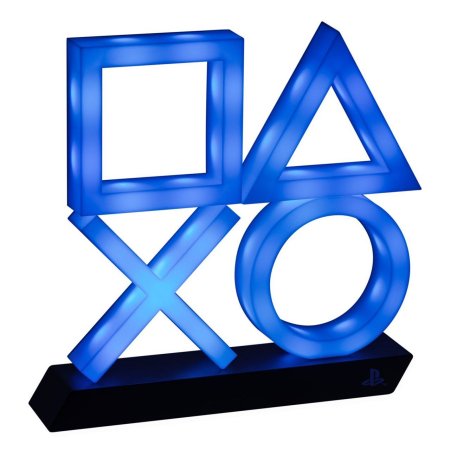  Светильник Paladone: Иконки плейстейшн (Playstation Icons Light XL)  (PP7917PS) Синие 32 см