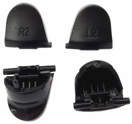  Комплект кнопок L1 L2 R1 R2 + 2 пружины для Dualshock 4 v1 (PS4) 