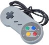 Геймпад проводной для консоли Super Nintendo Серый (SNES)