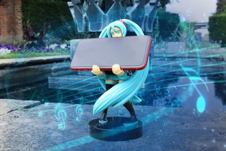  Фигурка подставка для геймпада/телефона Cable Guys: Хацунэ Мику (Hatsune Miku) (895463) 20 см 