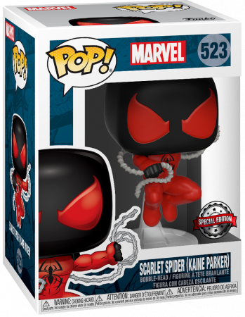  Funko POP! Bobble:   ( ) (Scarlet Spider (Kaine Parker)) : 80- (Marvel 80th) (Exc) (42977) 9,5 