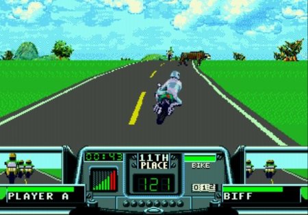 Гонки На Спортбайках: Дорожное безумие 3 (Road Rash 3: Tour de force)(16 bit) 