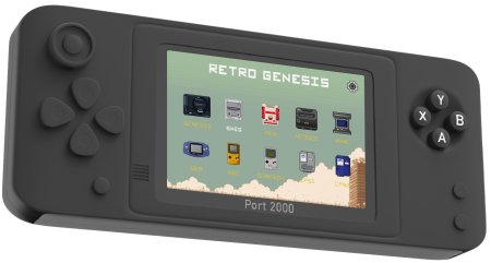 Купить Портативная игровая приставка Retro Genesis Port 2000 (3000 в 1) + 3000 встроенных игр (Черный) для PC