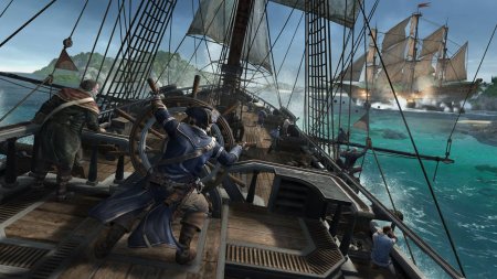 игра Assassin's Creed 3 (III) Обновленная версия. Русская Версия (Switch) USED Б/У для Nintendo Switch