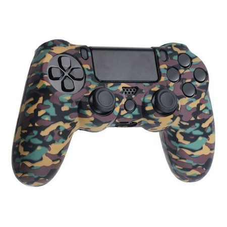  Защитный силиконовый чехол Controller Silicon Case для геймпада Sony Dualshock 4 Wireless Controller Camouflage Black/Blue/Brown/Yellow (Камуфляж Черный/Синий/Коричневый/Желтый) (PS4) 