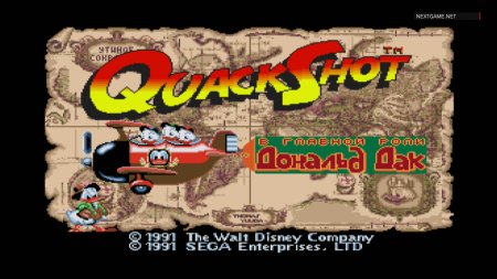 Quack Shot Starring Donald Duck (Квак Шот в главной роли Дональд Дак) Русская Версия (16 bit) 