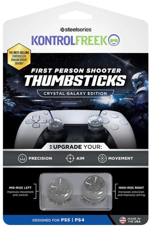  Накладки на стики для геймпада KontrolFreek Crystal Galaxy Edition\64 (PS5/PS4) 
