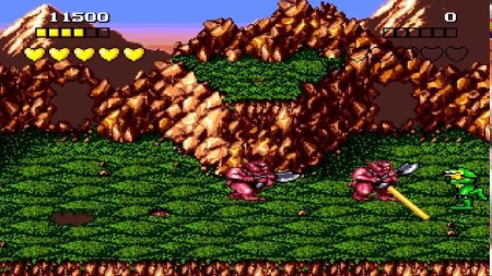 Сборник игр 4 в 1 B-4 GOLDEN AXE 2 / SHADOW DANCER / SUPER SHINOBI / BATTLETOADS Русская Версия (16 bit) 