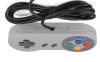 Геймпад проводной для консоли Super Nintendo Серый (SNES)