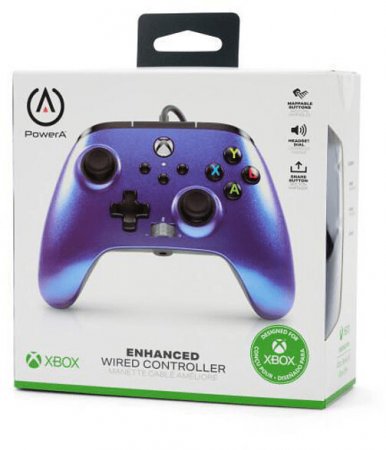   PowerA Enhanced Wired Controller for Xbox Series X/S (1521746-01) Nebula ()  (Xbox One/Series X/S/PC) 