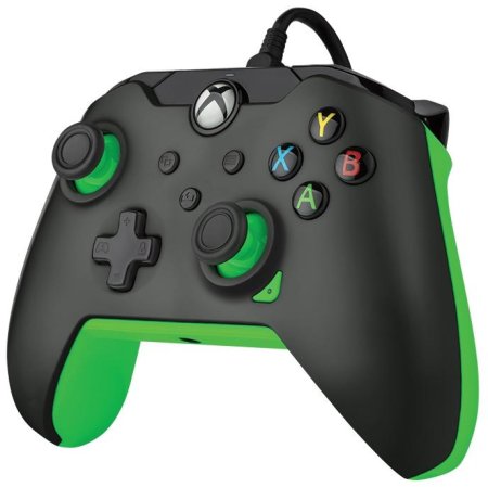 Геймпад проводной Controller Wired PDP Neon Black (012-GG) (Xbox One/Series X/S/PC) 