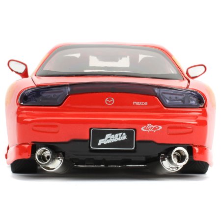  Машинка Jada Toys: 1993 Мазда РХ-7 ФД3С-Вайд Боди (1993 Mazda RX-7 FD3S-Wide Body 1:24) Форсаж (The Fast and the Furious) (30747) 20 см