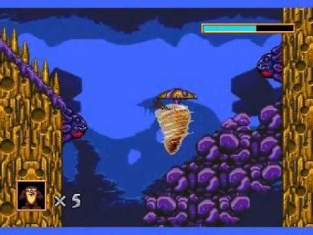 Побег с Марса в главной роли Таз (Taz in Escape from Mars) (16 bit) 