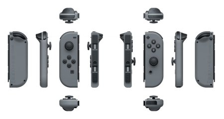 Набор из 2-х контроллеров Joy-Con Серый Оригинал (Switch)