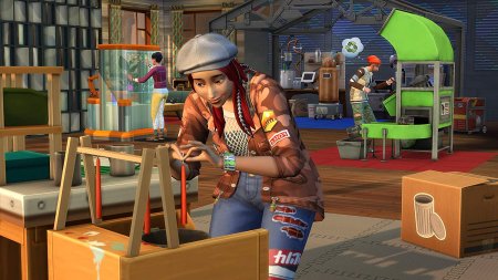 Игра The Sims 4 + Дополнение The Sims 4: Экологичная жизнь (Eco Lifestyle) (PS4) Playstation 4
