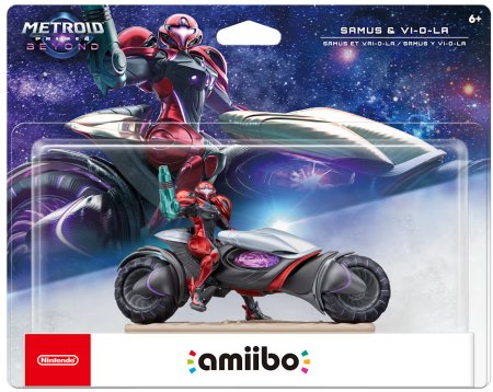Amiibo: Интерактивная фигурка Самус и Ви-О-Ла (Samus & Vi-O-La) (Metroid Prime 4: Beyond Collection) от Nintendo Switch