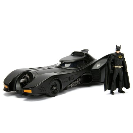 Модель машинки с фигуркой Jada Toys Hollywood Rides: Бэтмобиль 1989 (Batmobile 1989) 1:24 + Фигурка Бэтмен (Batman) 7 см (98224 (98260)) 