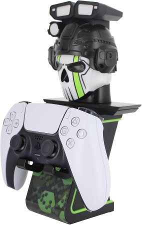 Фигурка подставка для геймпада/телефона Cable Guys ICON: Призрак (Ghost) Колл оф Дьюти (Call of Duty) (895616)