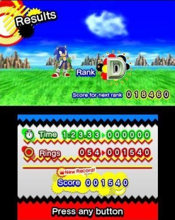 Купить игру Sonic Generations (Nintendo 3DS) на 3DS