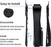 Съемные боковые панели для игровой приставки с отверстием Sony PlayStation 5 с дисководом Faceplate (Black) Черный (PS5)